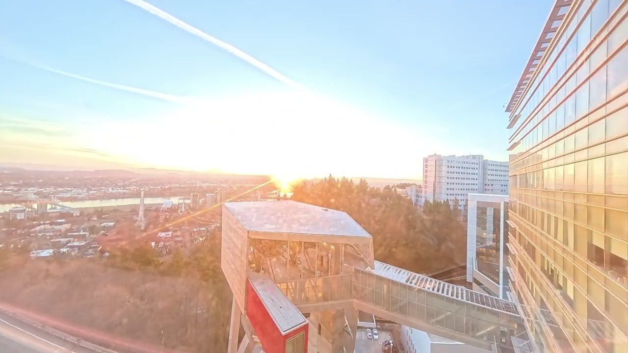 A quick timelapse this morning from my room on transplant Day -1