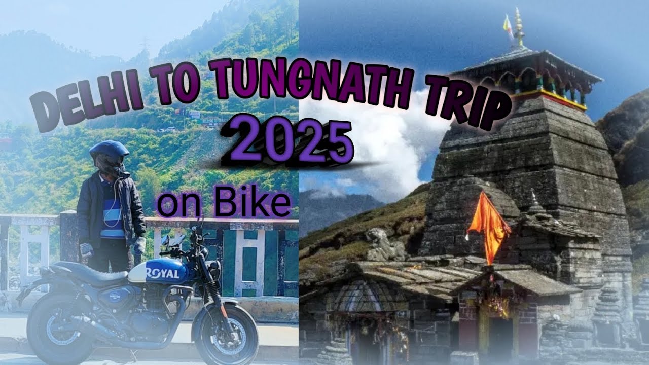 🚩 Delhi to Tungnath Trip 2025 | World’s Highest Shiva Temple | Bike Ride | Hunter 350 Motovlog