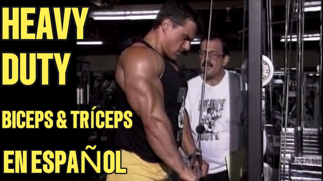 Mike Mentzer: HEAVY DUTY para BRAZOS en español.