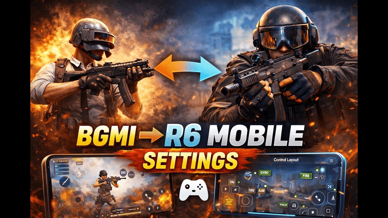 BGMI Players Switching to R6 Mobile? Best Settings Guide! (100% Simple)