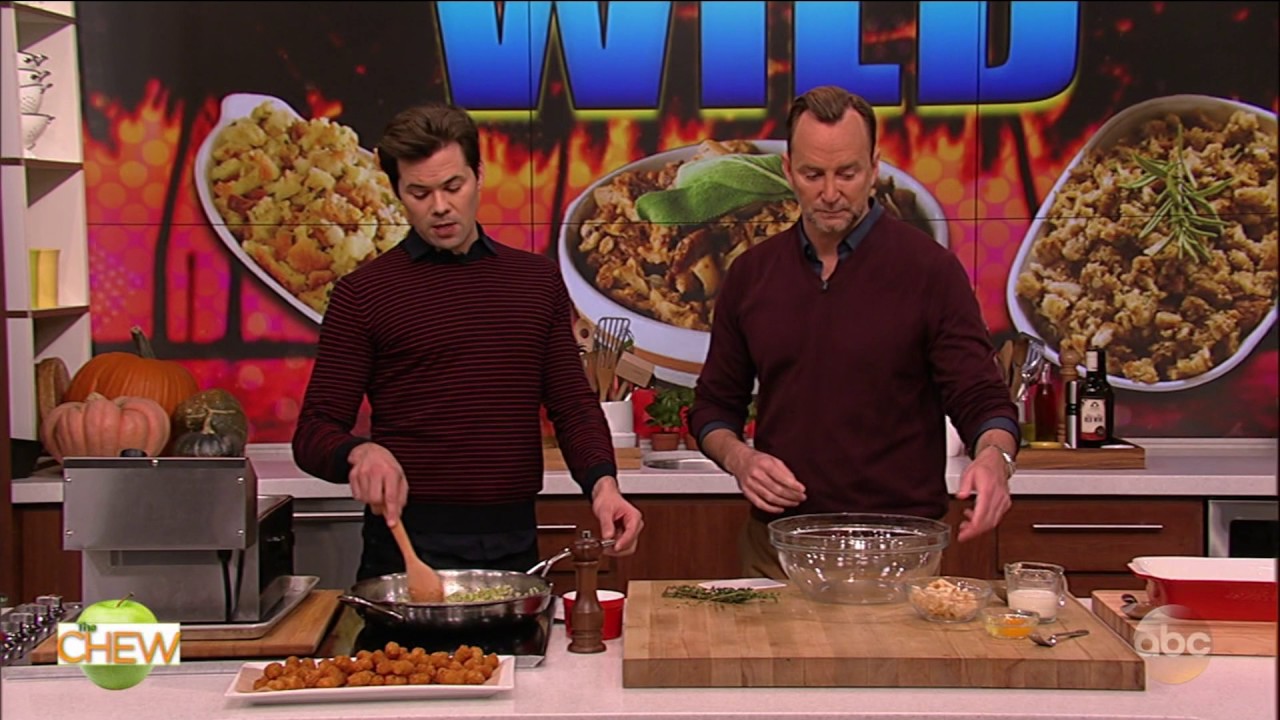 Andrew Rannells interview 2016 part1 - Falsettos musical - with clinton kelly - the chew (tv show)