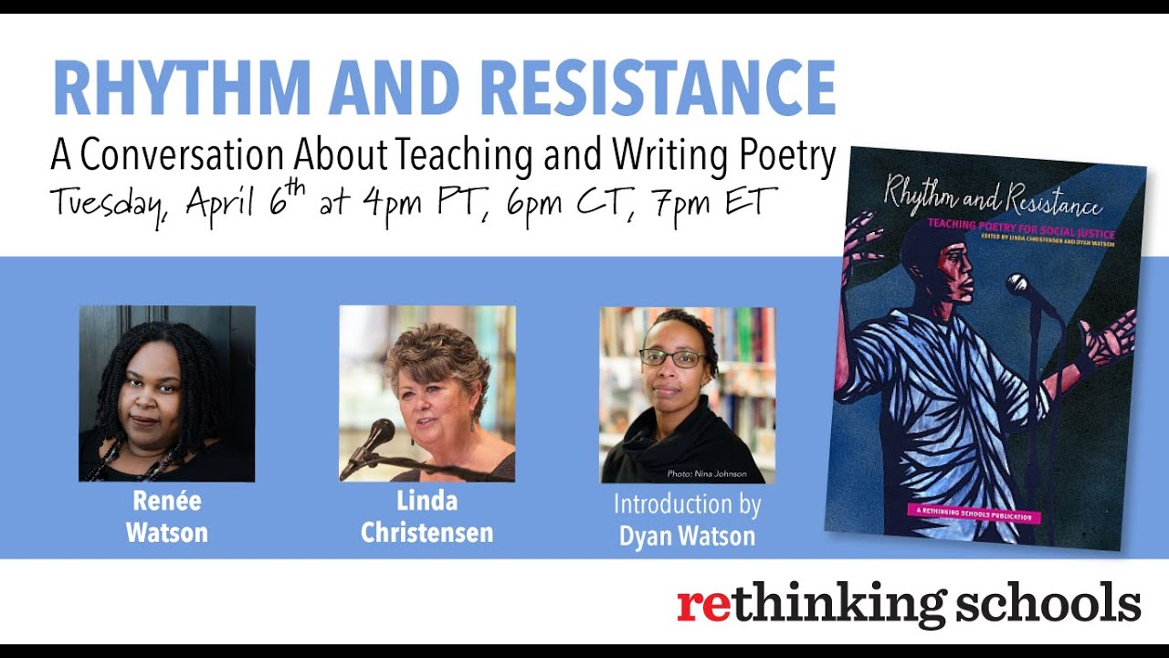 Rhythm and Resistance: A Conversation About Teaching and Writing Poetry