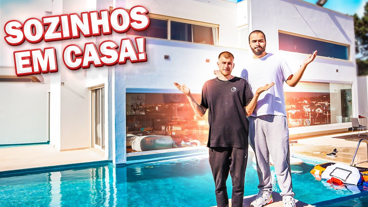 FICAMOS SOZINHOS EM CASA!!!