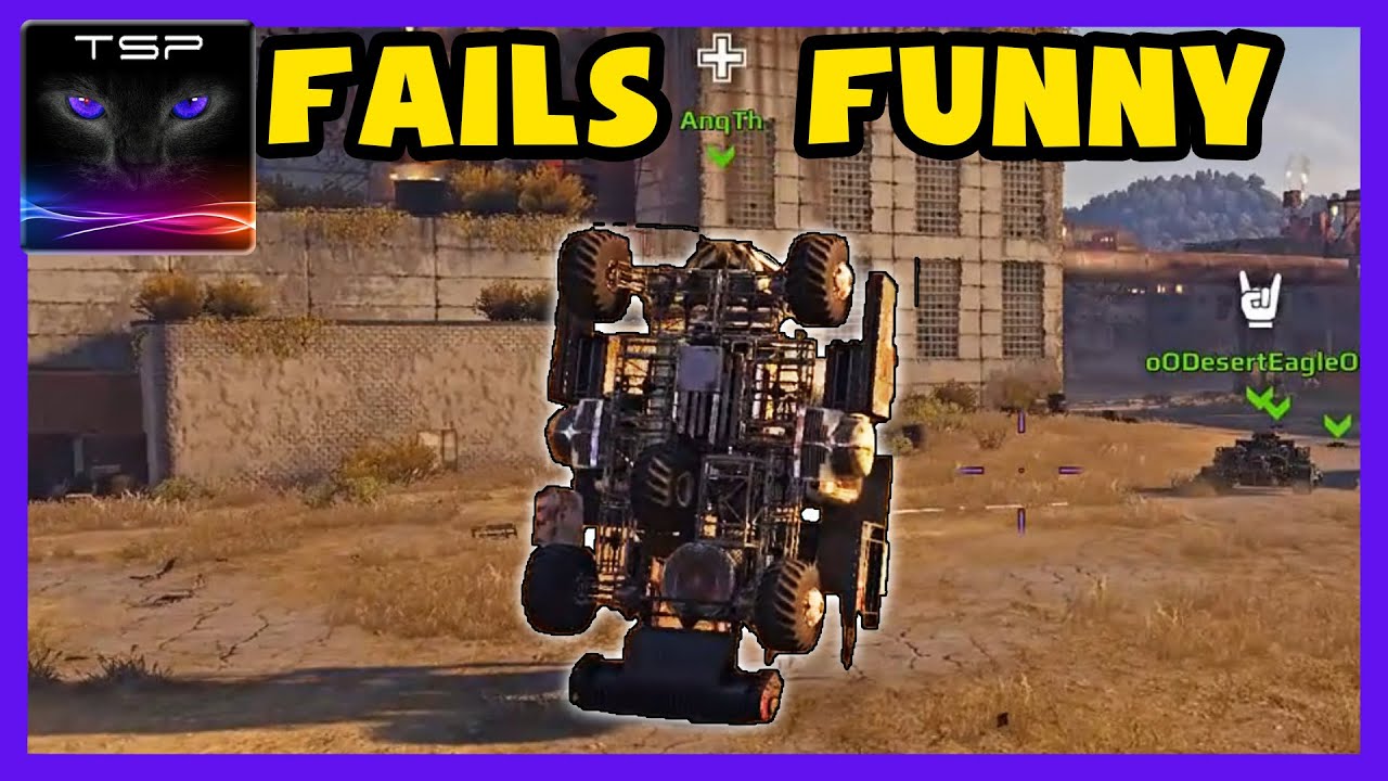 Funny gaming moments & Fails compilation - Crossout gameplay clips (crossout #752)