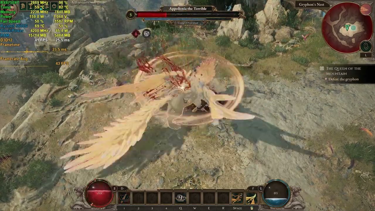 Titan Quest 2 Play Test _ Warfare Mastery _ No Farming Sweeping Strike Starter vs Gryphon