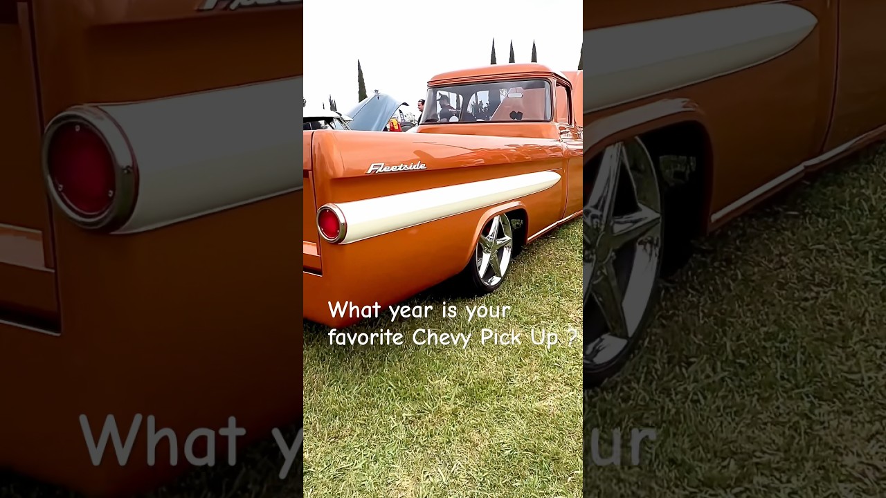 1959 Chevrolet Fleetside Pick Up #classictrucks #restomod #muscletruck #shorts