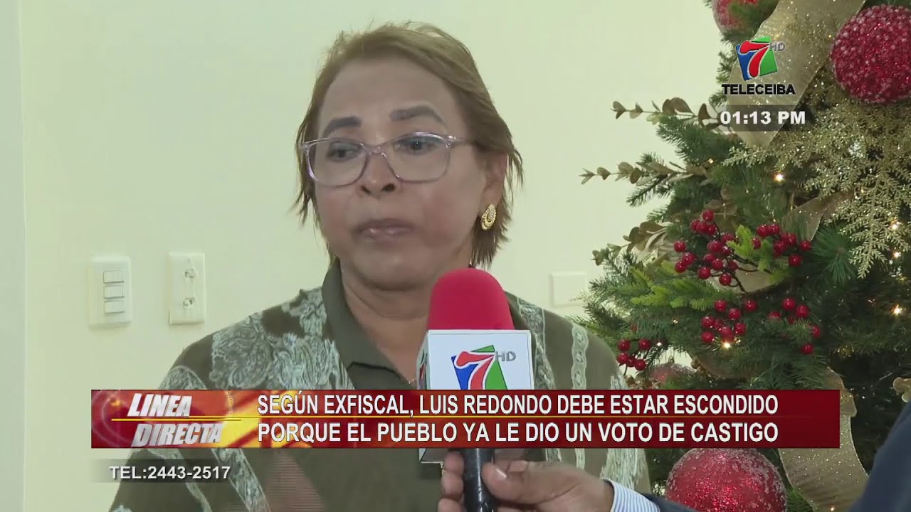 Según exfiscal, Luis Redondo debe de estar escondido porque el pueblo ya le dio el voto de castigo