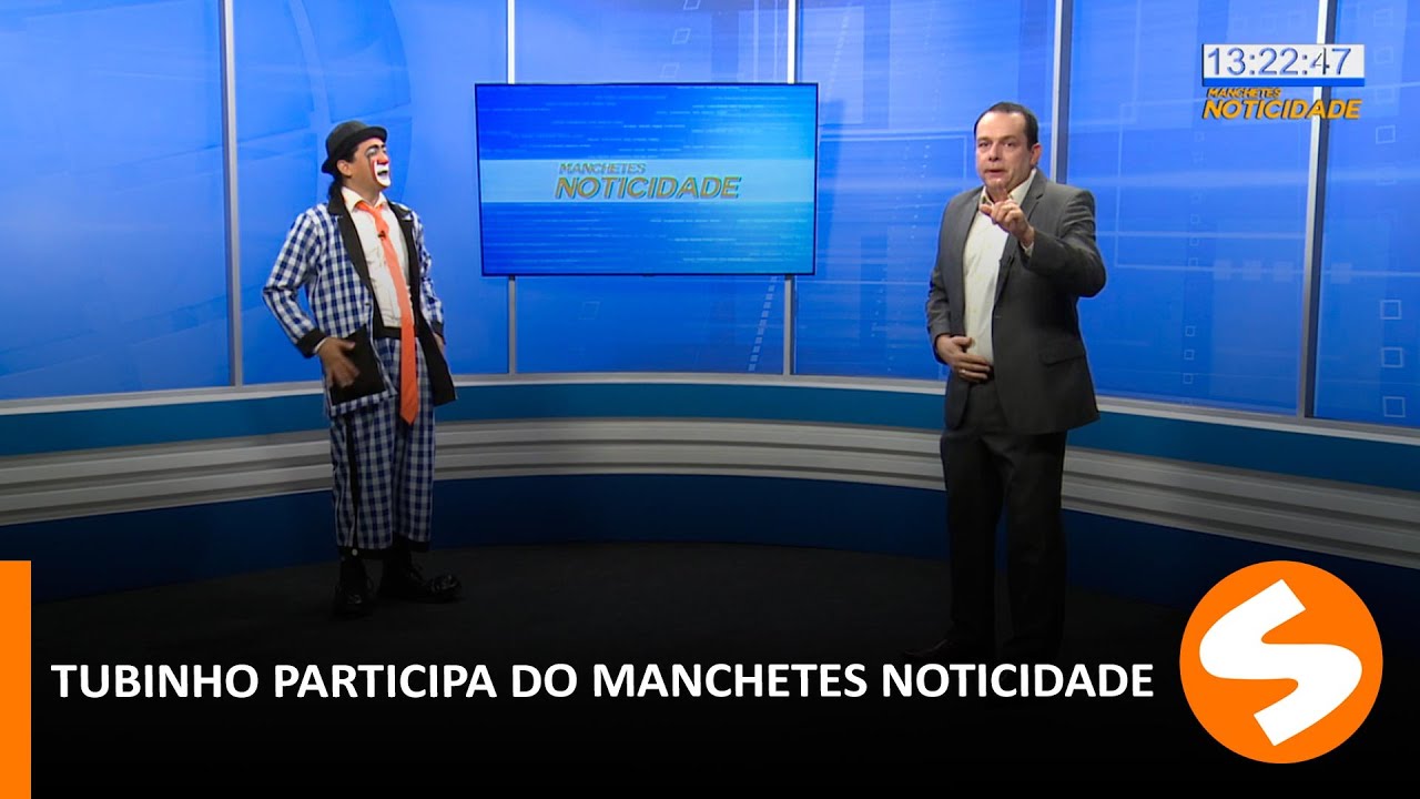 Tubinho participa do Manchetes Noticidade | TV Sorocaba SBT