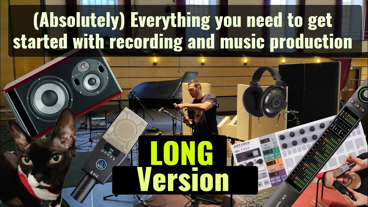 (Абсолютно) Все, что вам нужно, чтобы начать заниматься записью и созданием музыки (ДЛИННАЯ версия)