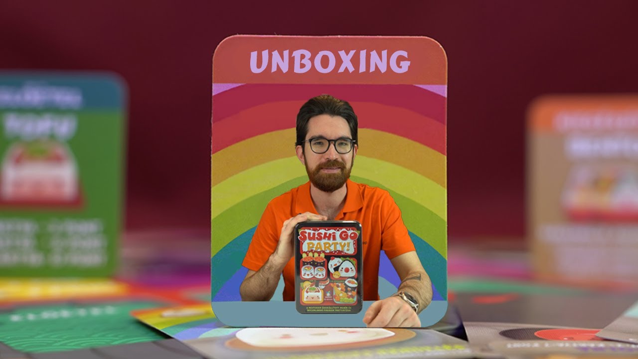 Sushi Go Party társasjáték 📦 UNBOXING