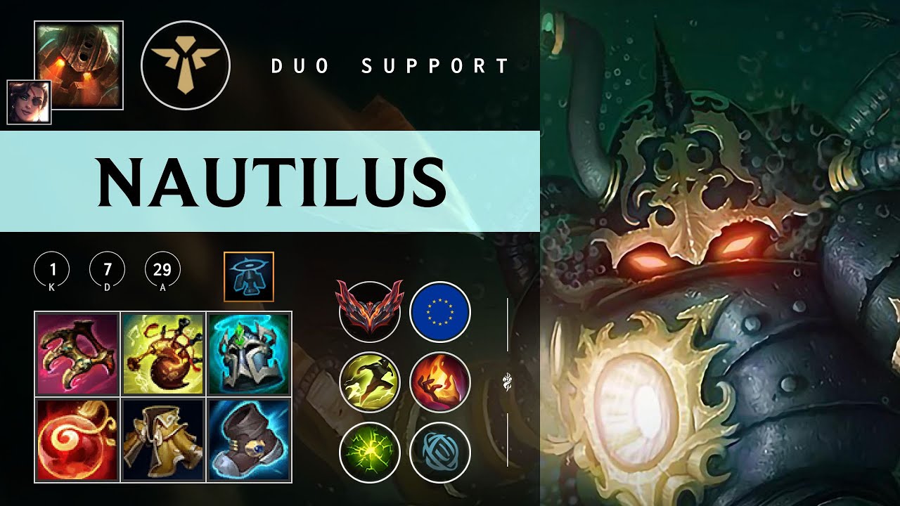 Nautilus Support vs Seraphine - EUW Grandmaster Patch 26.01