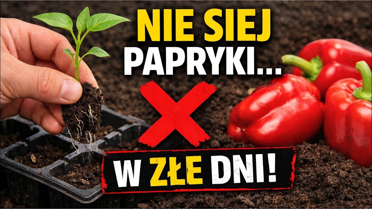 SADŹ PAPRYKĘ W 2026 ROKU TYLKO W TYCH DNIACH! Poznaj sekret rekordowych zbiorów i błąd, który popeł