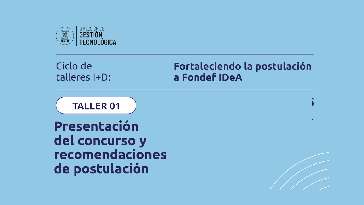 DGT | Taller 1: Presentación del concurso y recomendación de postulación