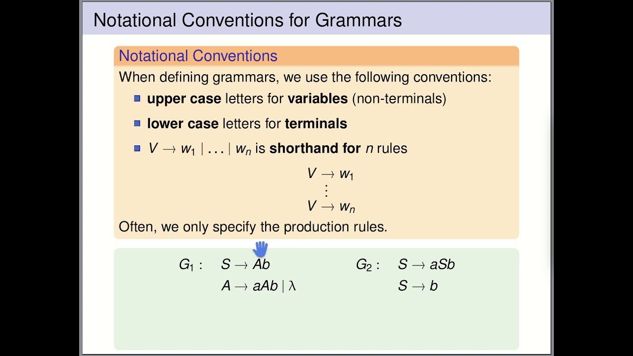 Automata Theory - Regular Grammars