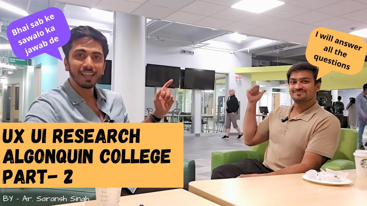 UX Ui Research Course From Algonquin Q & A Part -2