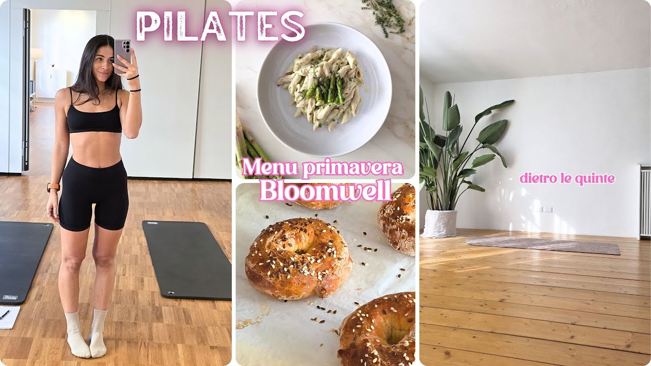 [Vlog] Divento trainer di pilates, backstage piattaforma Bloomwell, novità, torta rustica vegan 🌱
