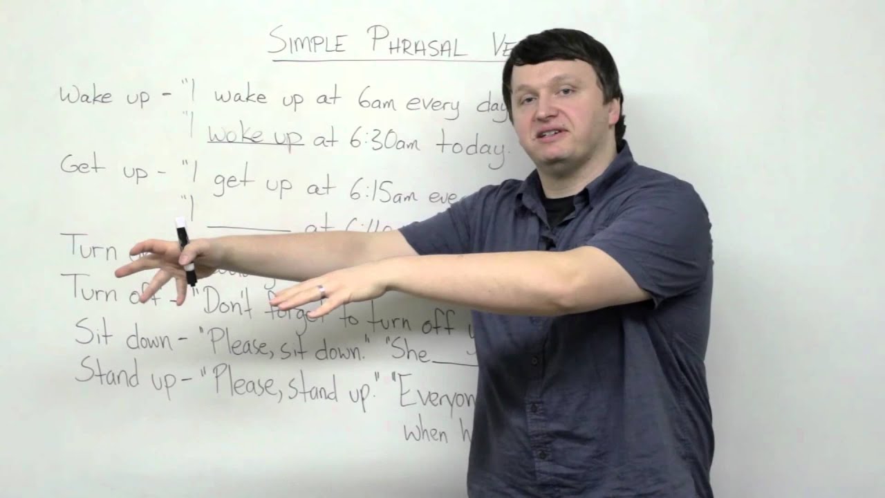 6 Simple Phrasal Verbs