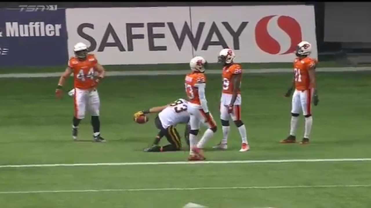 October 23, 2015 - Jeff Mathews 12 yard touchdown pass to Andy Fantuz