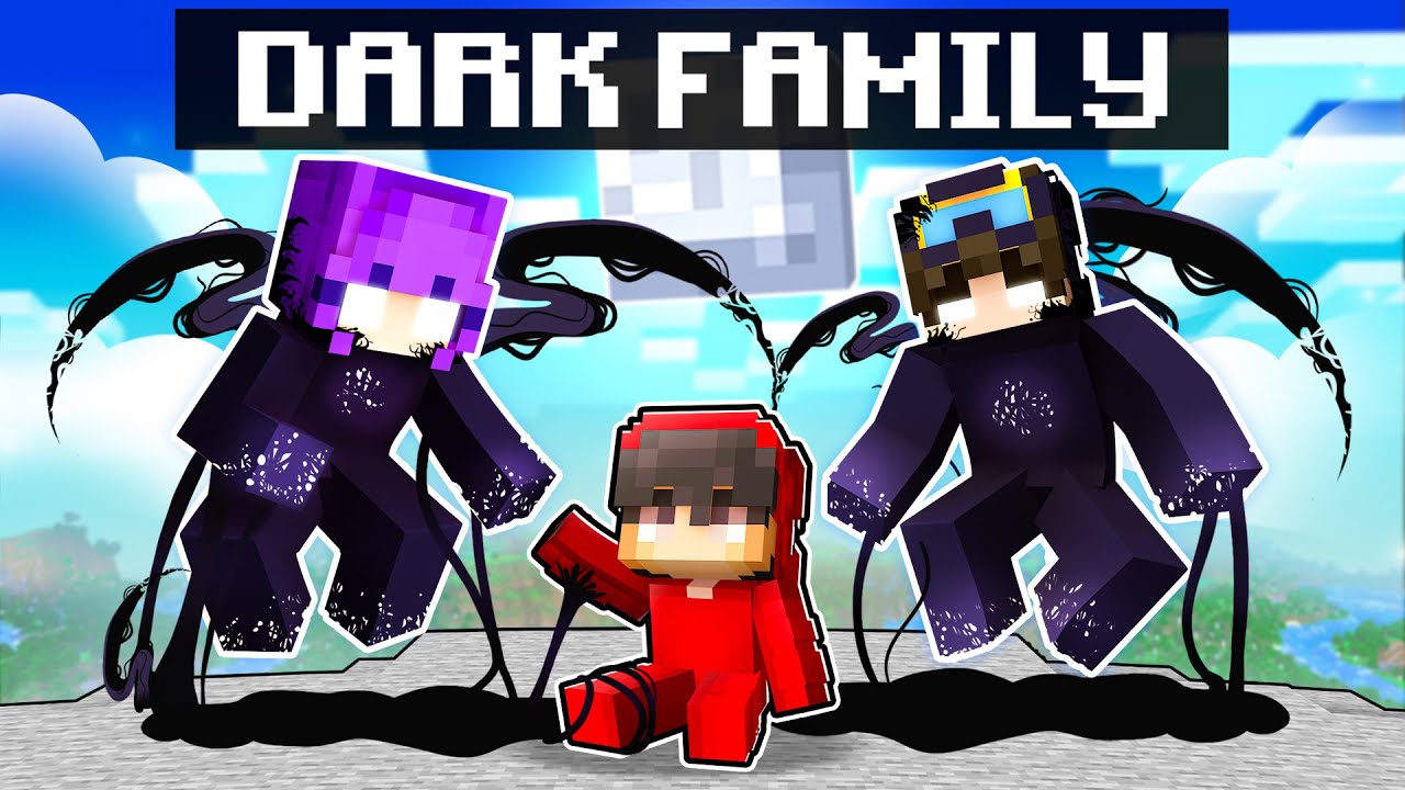 Усыновлён ТЁМНОЙ СЕМЬЕЙ в Minecraft!