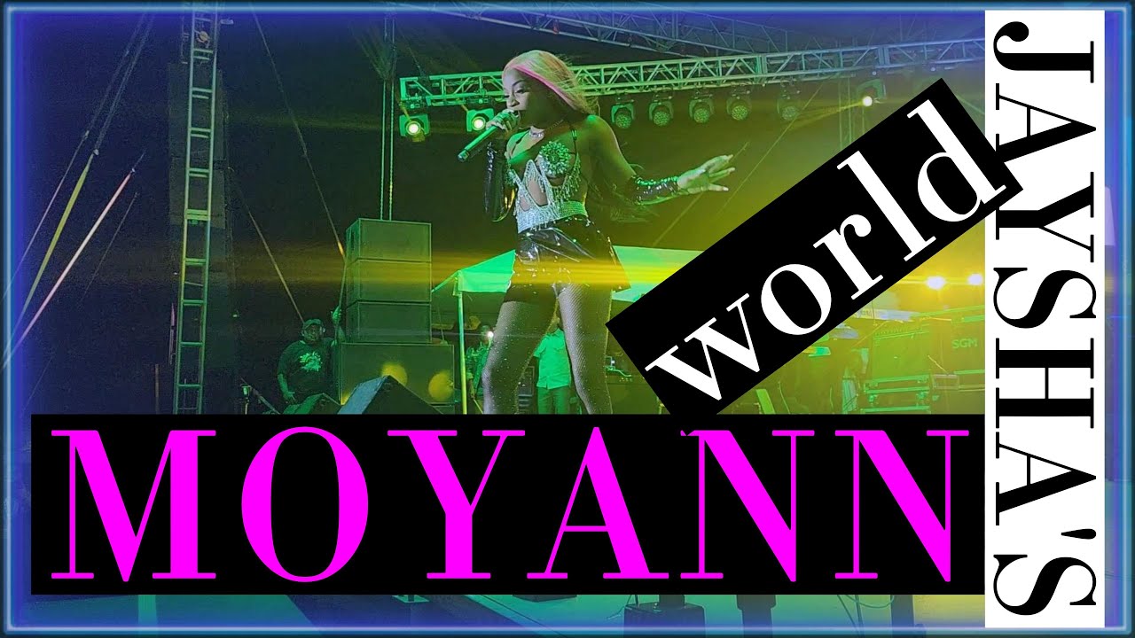 Moyann Performs at Shutdown Belize concert in Belize City.