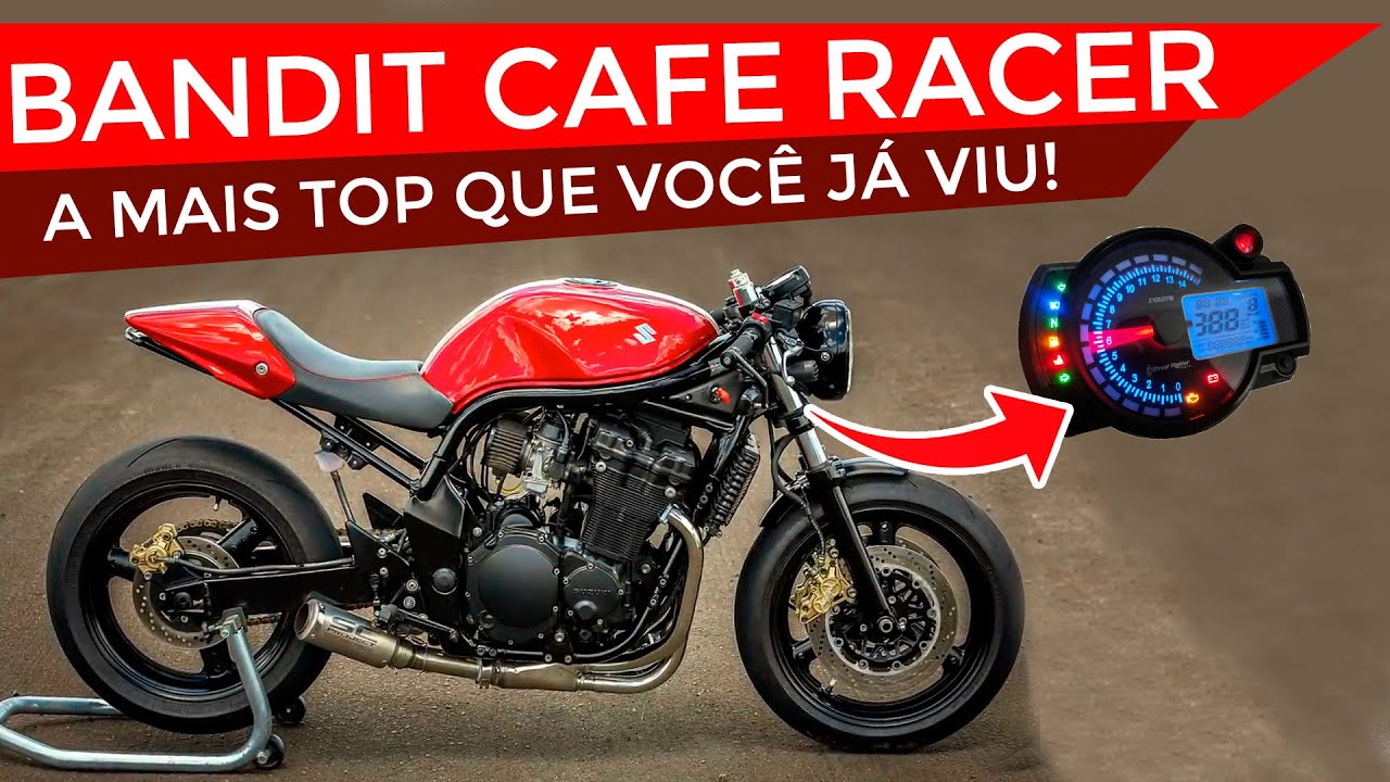 Esse vídeo já rendeu 13 MILHÕES de visitas na gringa! - Bandit 1200 Cafe Racer com SF2