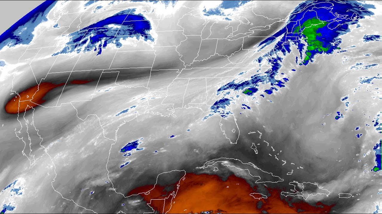 Loop of Satellite Water Vapor Imagery from 2018 Veteran's Day Snowstorm