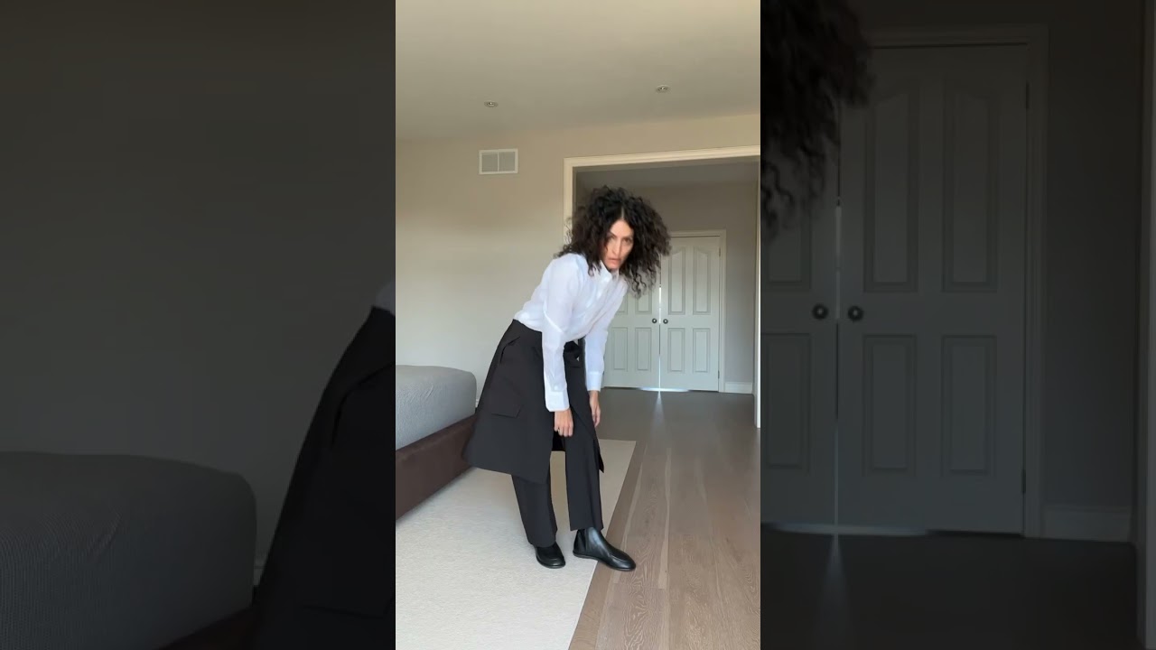 The Row Batani velvet coat, Vera clutch, Canal boots, mini belt bags.  Jenny Bird Simone earrings.