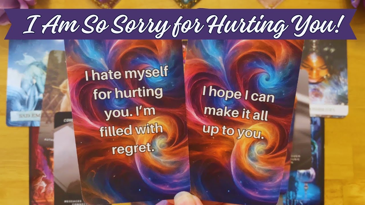 I'M SO SORRY FOR ALL THE PAIN I CAUSED! 😥 I WILL MAKE IT UP TO YOU! 💕 COLLECTIVE LOVE READING
