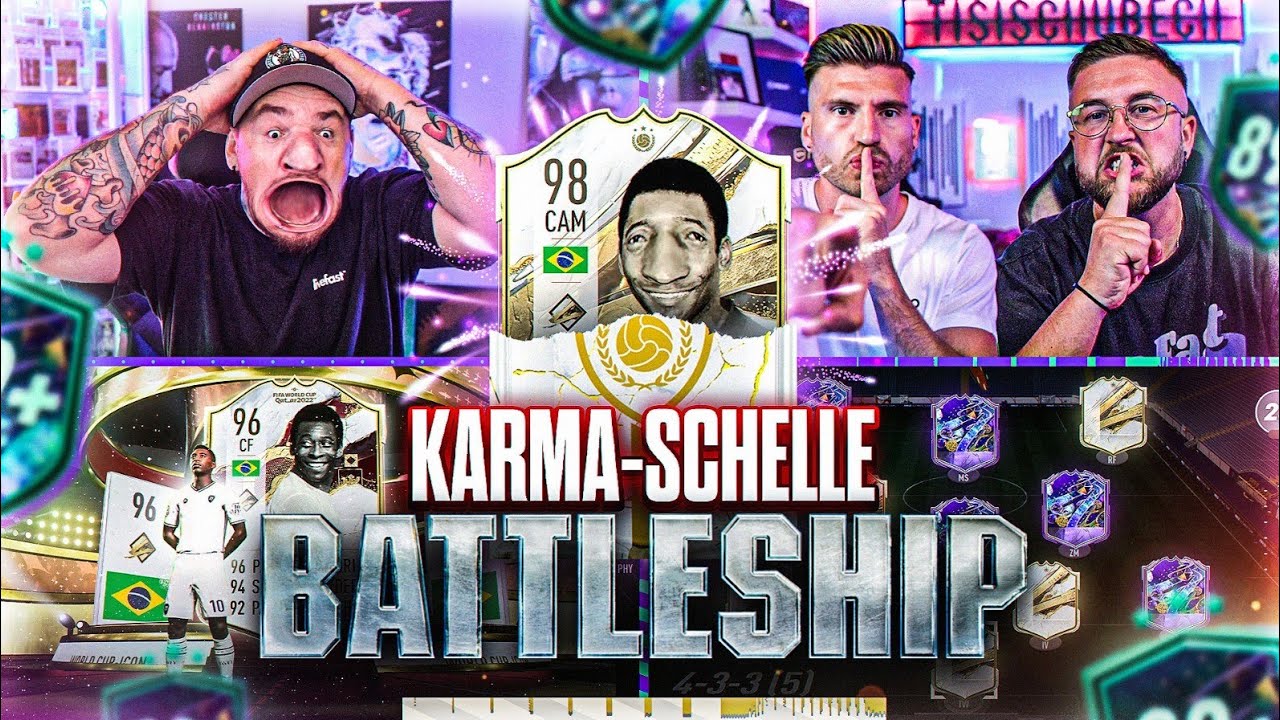 KARMA SCHELLE NACH ARROGANZANFALL 💀 89+ PRIME/WC ICON PACK BATTLESHIP WAGER vs @TisiSchubech FIFA 23