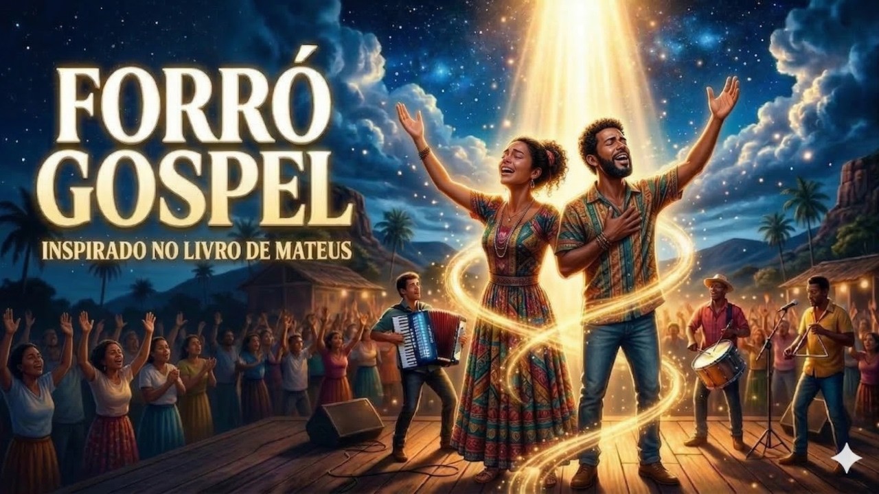 Forró gospel-Inspirado no livro de Mateus! #ForroGospel #LouvorNordestino #MusicaGospelBrasil