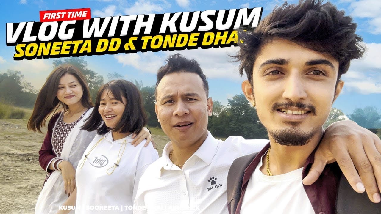FIRST TIME VLOG WITH KUSUM😍 