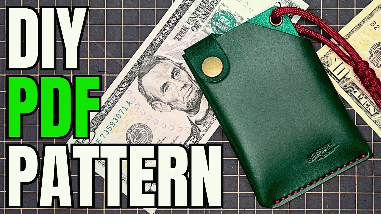 How To Make | EDC Leather Wallet | DIY PDF Pattern
