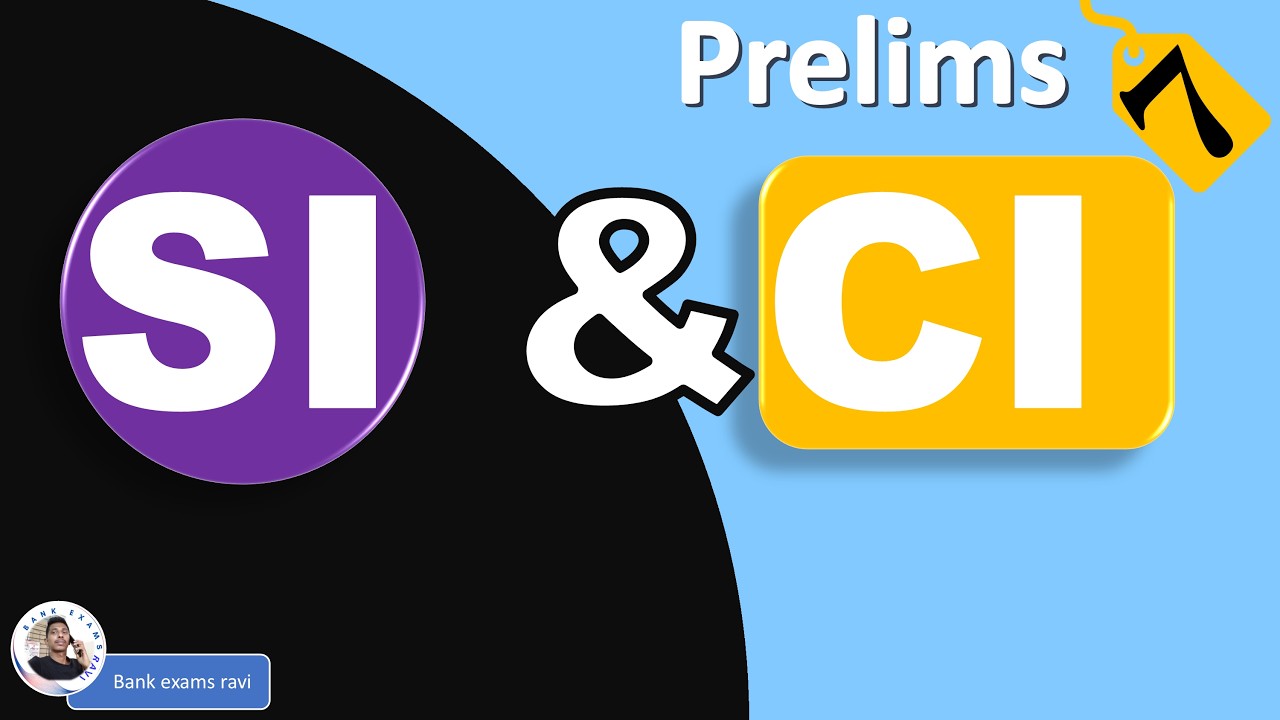 rbi assistant 2026 arithemetic topic si and ci easy way  | by bank exams ravi