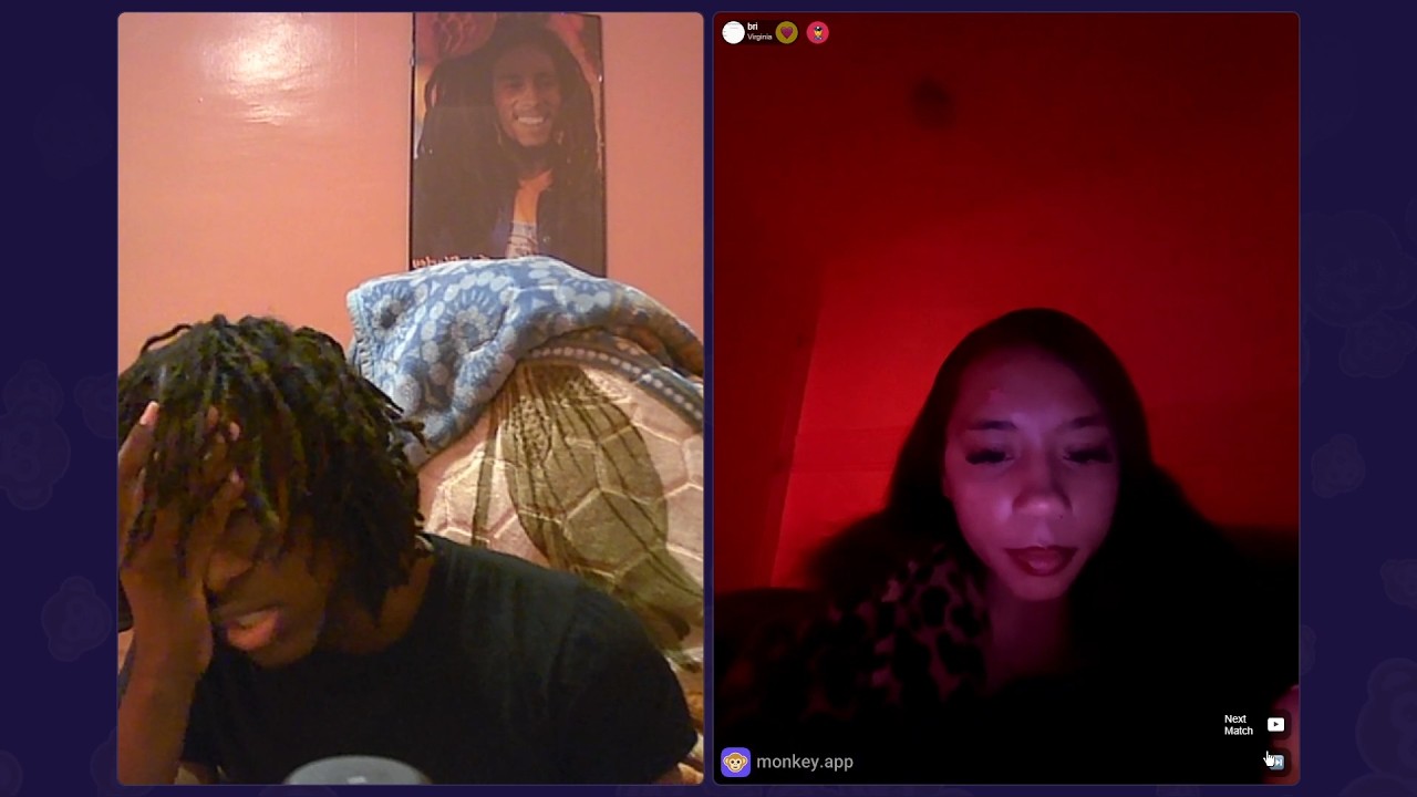 I tried pulling baddies with my curly dreads (Monkey App)