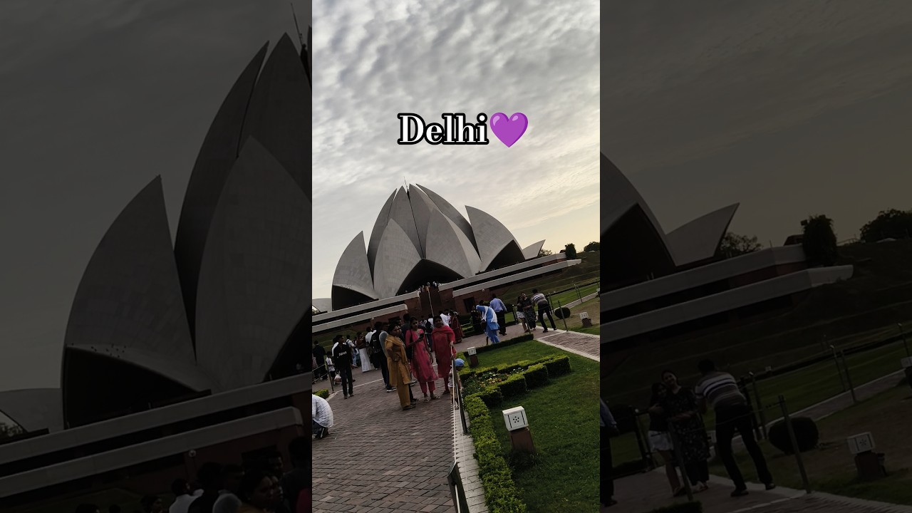 Delhi to Delhi not Manali... #nature #lotus #lotustempledelhi #trending #viral #youtube #love