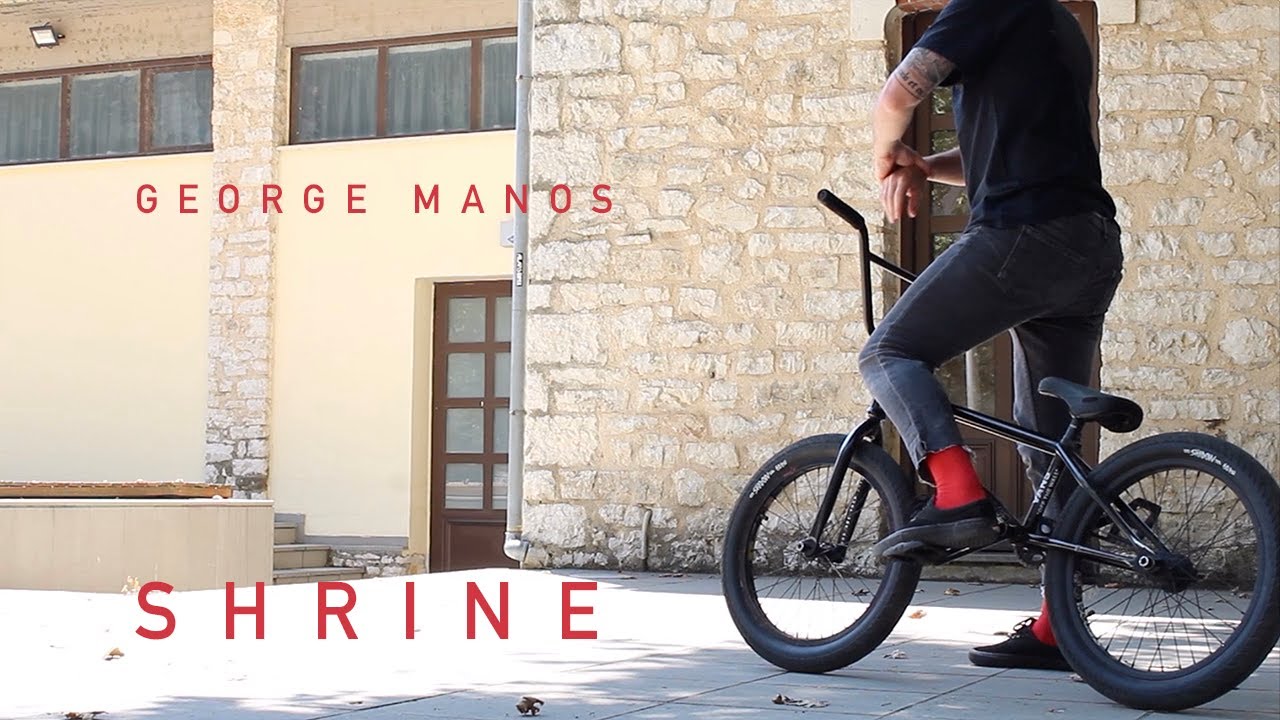 PEGLESS & BRAKELESS BMX FLATLAND? GEORGE MANOS - SHRINE