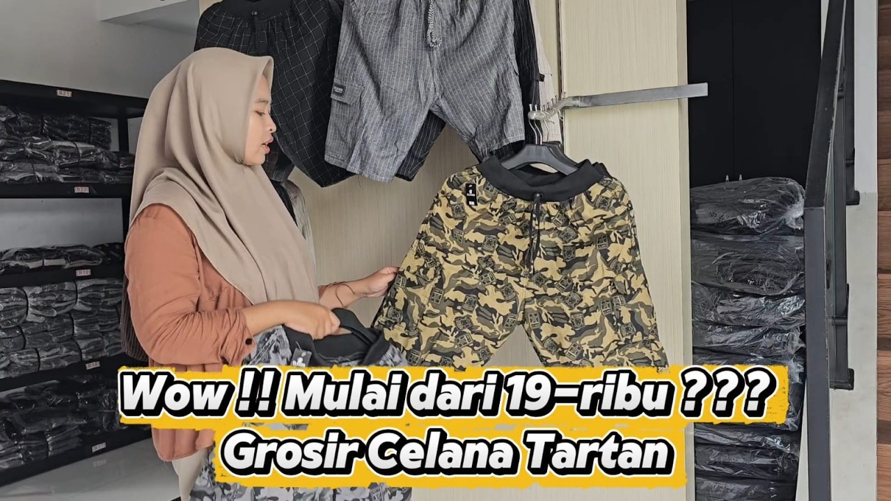 Harga Grosir 20-Ribuan?? Grosir Tangan Pertama | Pusatnya Grosir Paling Murah | Grosir Celana Cowok