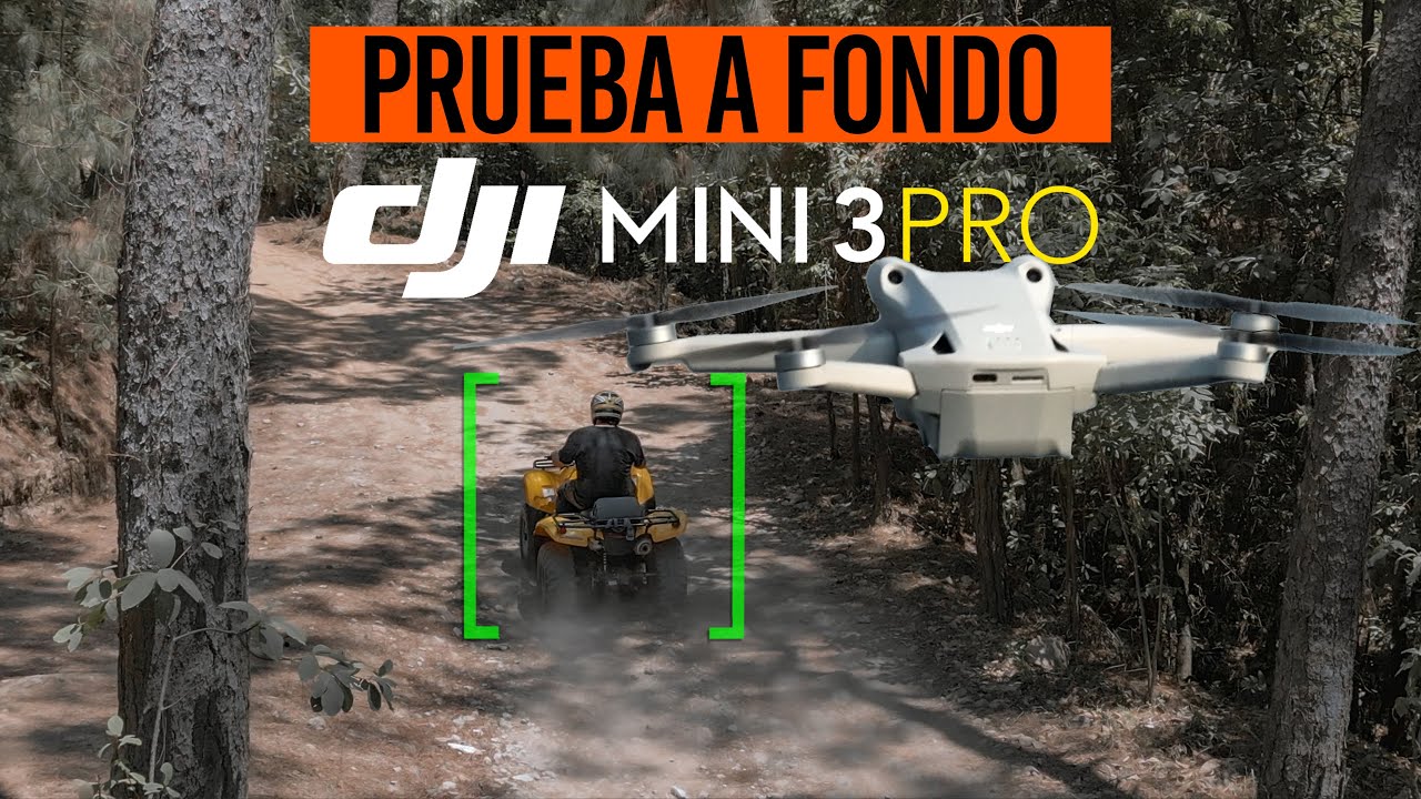 Active Track DJI Mini 3 PRO - En Automóvil, Kayak, Cuatrimoto y caminando