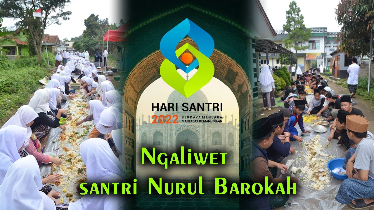 Makan bersama pada hari SANTRI NASIONAL 2022