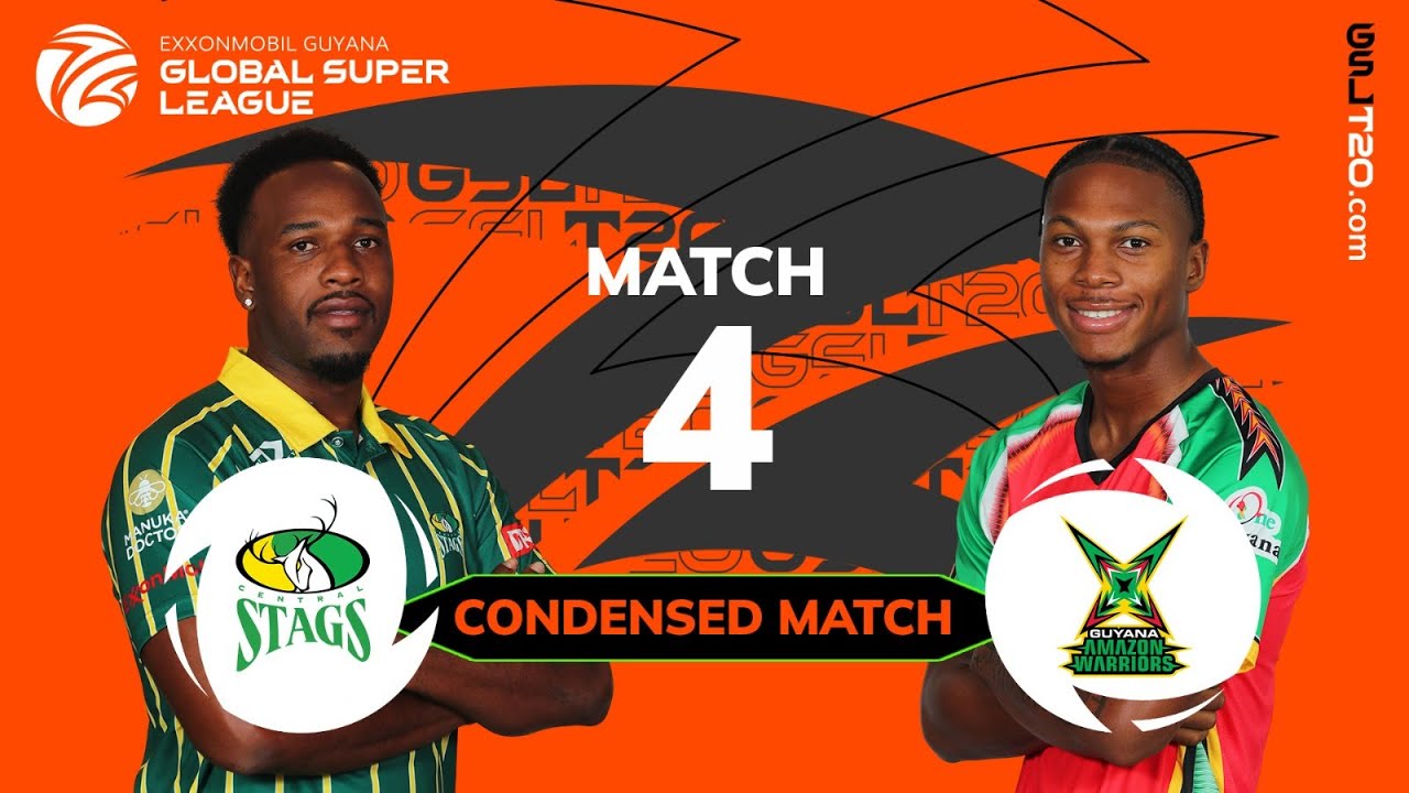 Condensed Match | Guyana Amazon Warriors vs Central Stags | GSL 2025