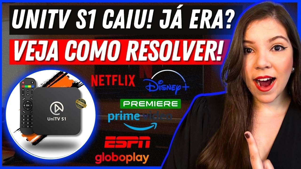 UNITV S1 PAROU DE FUNCIONAR? UNITV S1 EST&Aacute; FORA DO AR? - VEJA COMO SOLUCIONAR ESTE PROBLEMA!