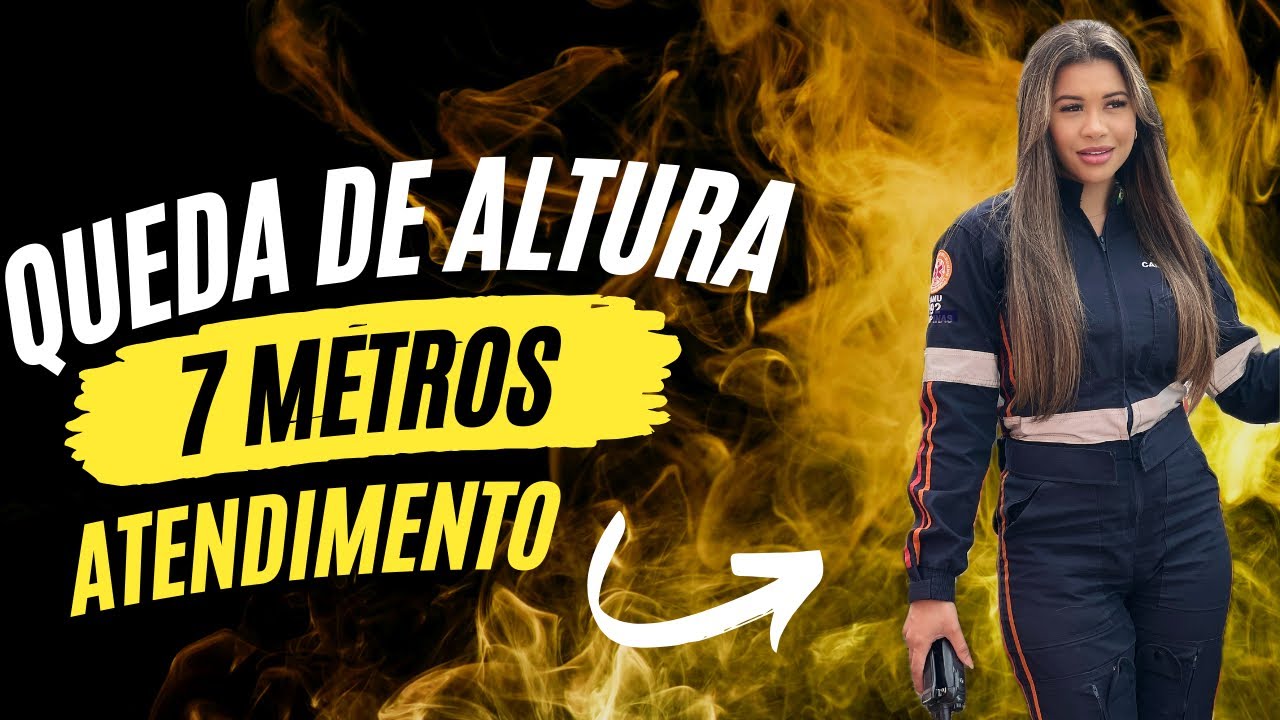 🚨Queda de altura DESLOCAMENTO CÓDIGO 3 