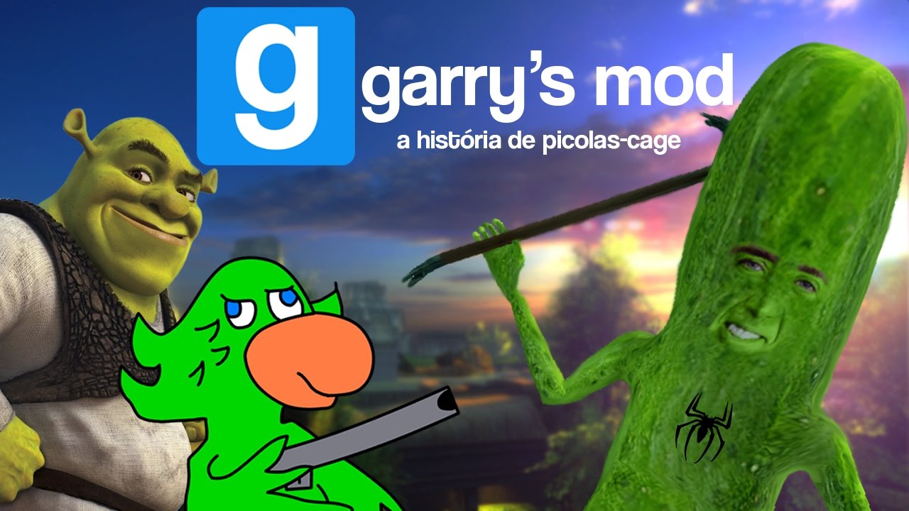 A INCRÍVEL HISTÓRIA DE PICOLAS CAGE!! - GMOD Stories (Garry's Mod)