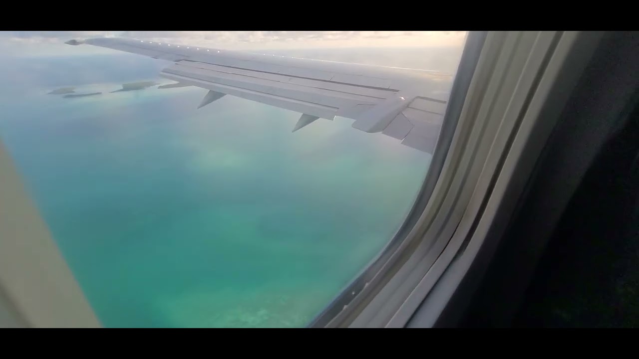Nauru Airlines Landing Smoothly at Tarawa Airport, Kiribati