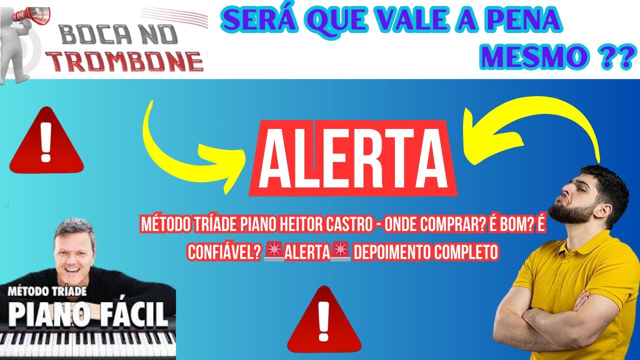 Método Tríade Piano Heitor Castro  - Onde Comprar? É Bom? é Confiável? 🚨ALERTA🚨 Depoimento Completo