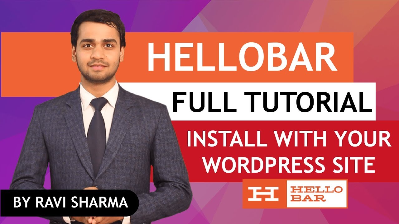 Hello Bar WordPress Plugin Installation Tutorial| Create Popups for Free