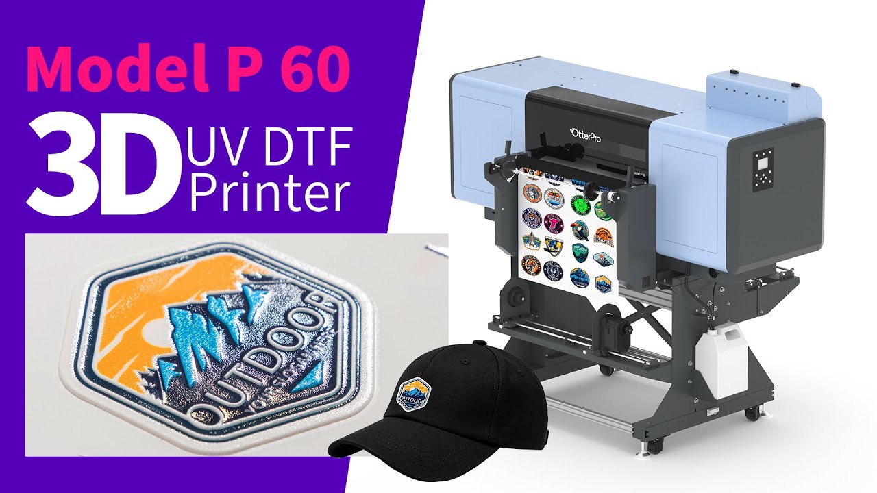 Model P 60 3D UV DTF Printer - Expand Your Garment Decoration Possibilities