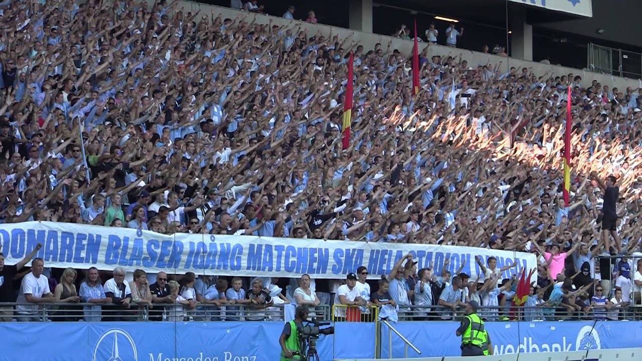 Malmö FF-Sparta Prag. 2014-08-06. CL-kval. Förspel. Läktarfilm.