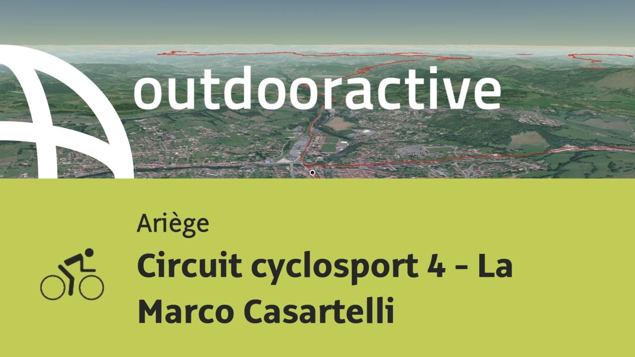 parcours v&eacute;lo de route - Ari&egrave;ge: Circuit cyclosport 4 - La Marco Casartelli
