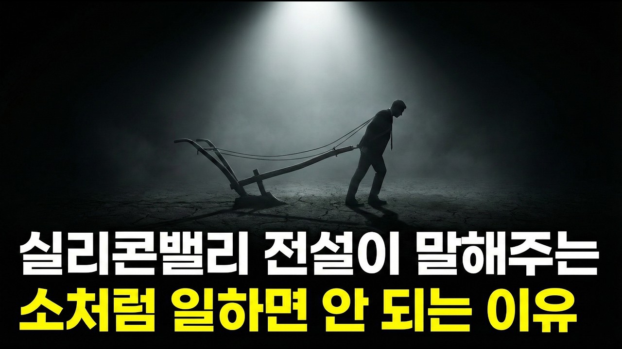 실리콘밸리 전설이 밝힌 소처럼만 일하면 평생 가난한 이유